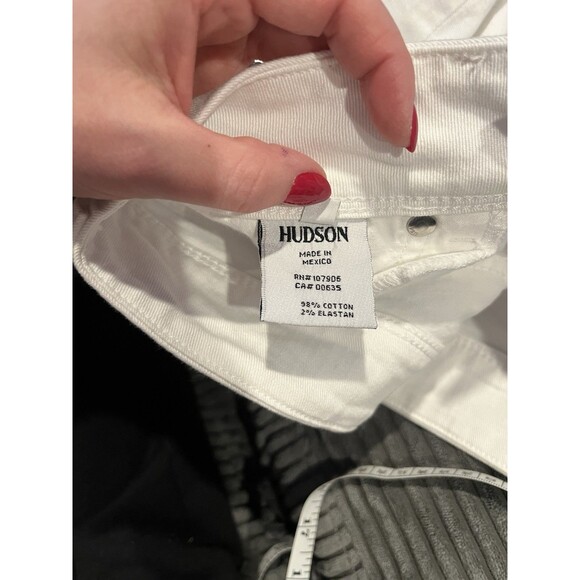 Womans Hudsons USA Size 28 Ginny Crop Straight Cuffed EUC - Picture 11 of 12